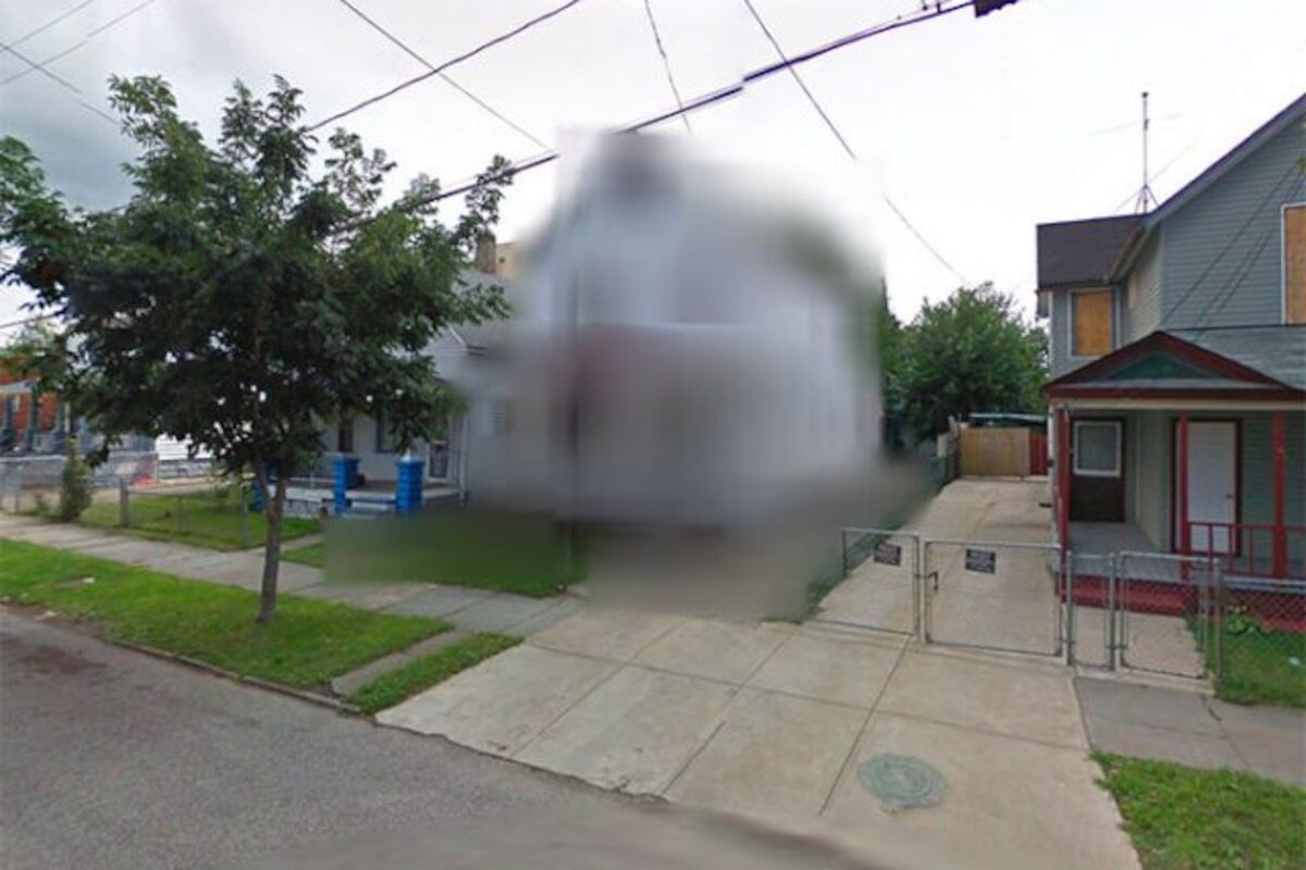 google maps blur