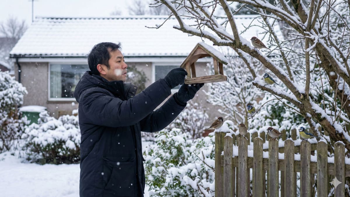 die japanische methode, um vögeln im winter zu helfen, wird viele deutsche verärgern (aber sie funktioniert) (1)