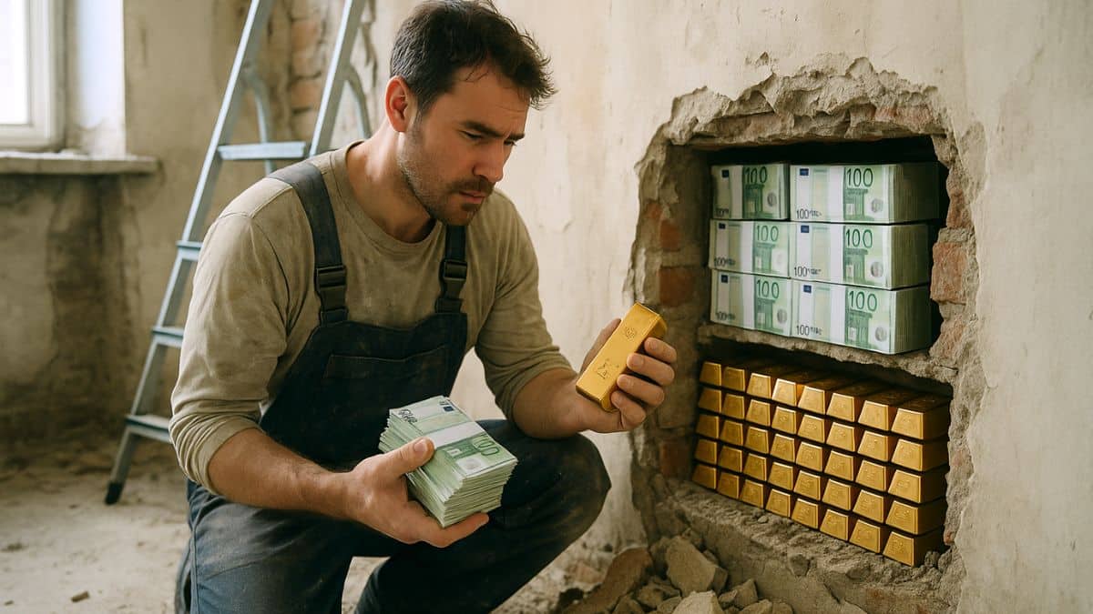 Beim Renovieren seines Hauses stößt er auf 2 Millionen in bar und 50 Goldbarren: Er entscheidet sich, die Polizei zu verständigen